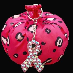 Blinged ribbon keychain or bag charm only.